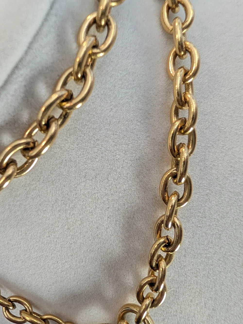CHANEL Vintage Gold-Tone Rue Cambon Paris Pendant Necklace
